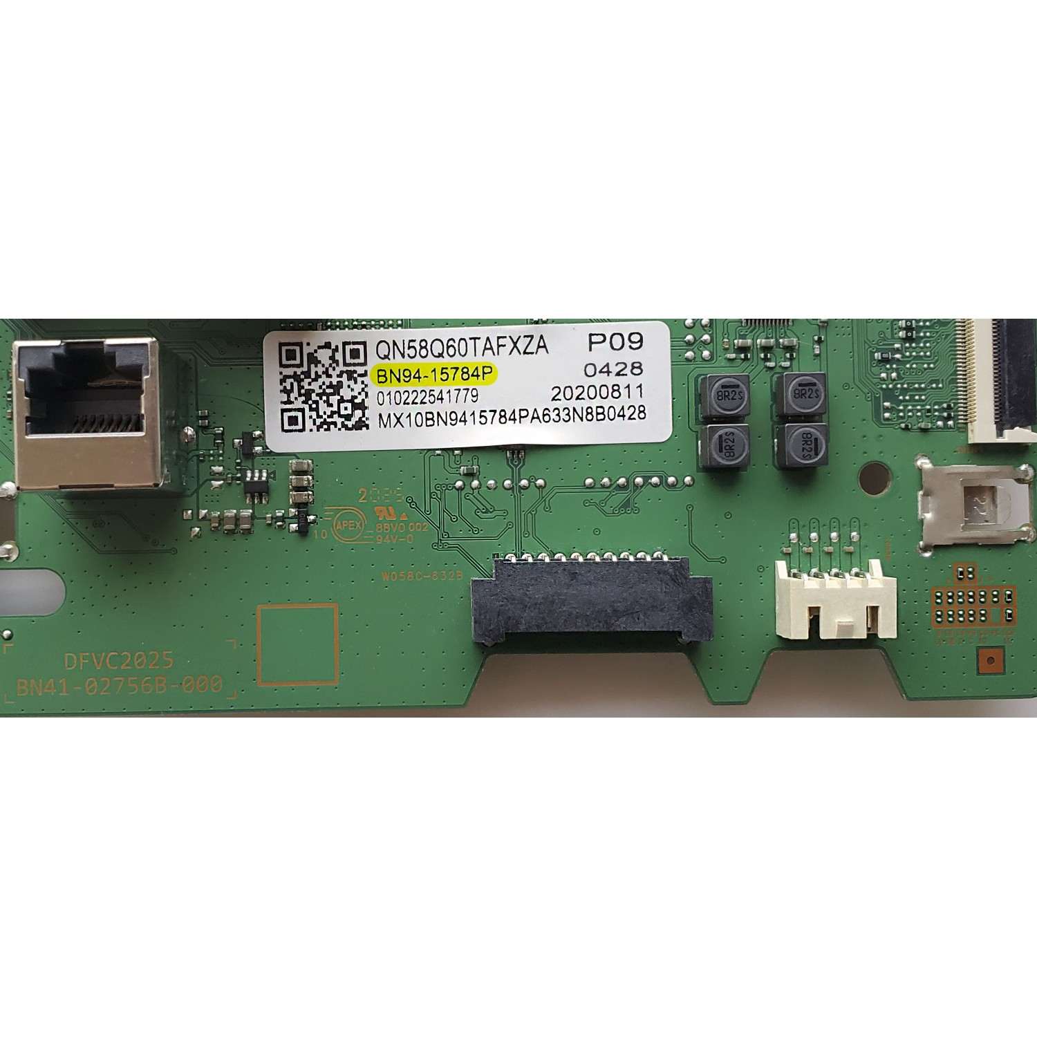 MAIN PARA SMART TV SAMSUNG 4K•ALEXA•UHD / NUMERO DE PARTE BN94-15784P / BN41-02756B-000 / BN97-17373B / BN9415784P / PANEL CY-RT058HGPV2H / MODELO QN58Q60TAFXZA YB02 - Imagen 3